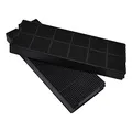 2x AllSpares Aktivkohlefilter für Dunstabzugshauben geeignet für Refsta K26, Gorenje 182192, Candy 49016876 & Seppelfricke 610000081 | Filter für Abzugshauben 250 x 97 x 24 mm