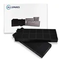AllSpares Aktivkohlefilter (x2) für Dunstabzugshauben geeignet für Refsta K26, G
