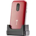Doro 2820 4G ohne Netzteil rot (380553) - Rot/Weiß