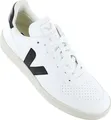 Veja V 10 CWL Frauen Schnürung Kunstleder Turnschuhe Weiß Schwarz – 5 Großbritannien - 38 EU - 7 US / Weiß schwarz