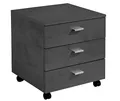 Nicht Zutreffend Rollcontainer Schubladenschrank | Dekor | Graphitfarben | 3 Schubladen