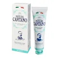 Pasta del Capitano 1905, Kariesschutz-Zahnpasta, Ideal Lösung für umfassenden Schutz gegen Plaque und Karies, Antibakterielle Wirkung, 100% Made in Italy, 75 ml Tube