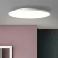 BRILLIANT runde LED Aufbaupaneel Ø 45 cm | modernes Wand und Decken Panel | 32 W - 3200 lm - 4000 K | Metall/Kunststoff | Weiß - Weiß
