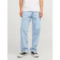 Jack & Jones Relax-fit-Jeans JJIEDDIE mit hoher Taille und lockerer Passform Baumwolle, relax fit blau 29