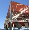 QUICK STAR Pavillon Schutzhaube 3x3m für DOPPELDACH Wasserdicht Transparent