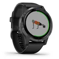Garmin Unisex – Erwachsene vívoactive 4, Schiefer/Grau, M, 010-02174-12