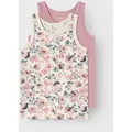 Name It Unterhemd NMFTANK TOP 2P NOSTALGIA FLOWER NOOS (Packung, 2-St) rosa 92