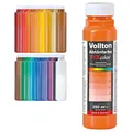 decotric Decolor Bunte Abtönfarbe Orange - 250 ml I Dispersionsfarbe für dekorative Anstriche und wasserbasierten Materialien I Hohe Farbkraft & Ergiebigkeit