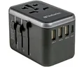 Verbatim Verbatim Universal Reiseadapter Weltweit nutzbar USB-C & Quick Charge Adapter