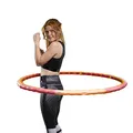 HOOPOMANIA Action Hoop [1,6 kg] Hula Hup zum Abnehmen für Erwachsene Hula Hoop Sport