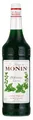 Monin Sirup Pfefferminz (1 x 1,0l) - Vielseitiger Minzsirup für Cocktails, Heißgetränke und Desserts - Vegan - intensiver Geschmack