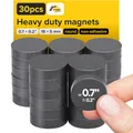 Ultra Starke Keramik Rundmagnete (18x5mm, 30 Stk) - Ferrit Magnete Rostfrei, Hitzebeständig - Vielseitig für Werkstatt, Haushalt, Büro, Kühlschrank, Whiteboard & DIY Basteln