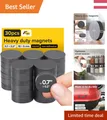 Packung mit 30 Hochleistungs-Keramikmagneten 18 mm - Rostfrei und hitzebeständig