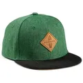 Soulbuddy Snapback Cap für Kinder, Kinder Cap, Cappy für Jungen Mädchen, Kinder Mütze (Minimalisches Design, Für Kita, Kindergarten & Schule) 3 Kids Größen verfügbar grün Kids L (49-54cm)