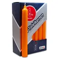 OLShop AG 2er Pack Tafelkerzen pfirsich, ca. 21 x 190 mm (2 x 18 Stück) Haushaltskerzen Kerzen Gastrokerzen Gastronomiekerzen Stabkerzen Leuchterkerzen Spitzkerzen