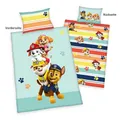 Paw Patrol 2432404063 - Bettwäsche (Made in Green), 40x60 cm + 100x135 cm, 100%