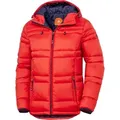 Nordcap Steppjacke Leichte Übergangsjacke, sportlich mit Kapuze orange|rot 36