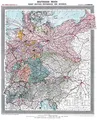 Historische Karte: Deutsches Reich - Deutschland, nebst Deutsch-Österreich und der Schweiz, um 1903 (plano): Deutsches Kaiserreich nebst ... Schweiz. ... Schweiz. Carl Flemmings Generalkarten No. 1.