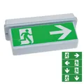 ChiliTec NL-D2 LED Fluchtweg Not Ausgang Leuchte Licht Beleuchtung Akku 30 LEDs