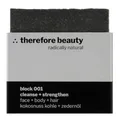 terrorists of beauty - Dusch-seife, Gesichts-seife und Haar-seife block 001 "Kokosnuss-Kohle & Zedernöl" – 100g - Naturseife ohne Plastik, Vegan, Palmölfrei, Tierversuchsfrei