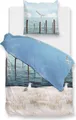 ZO! Home Renforcé Bettwäsche - Sandler - Möwe, Strand 155 x 220 cm Möwe,Strand,Meer