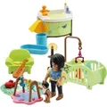 PLAYMOBIL, 70862 Spielset Babyzimmer Thema Stadtleben mit Figuren, Bunt - Grün
