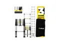 Craftfull Teleskopleiter CF-101B, Soft-Close-Funktion, Ausziehleiter aus Aluminium, 2 m bis 4,4 m (2.9 Meter)