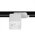 LTS Licht&Leuchten Steckdosenadapter ST-ZSchutzk/4230V ws