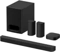 Sony BRAVIA Theatre System 6 Soundbar 5.1 (Bluetooth, 1000 W, Rear & Sub, Atmos, DTS:X, AI Zoom 3, DSEE, Party-Modus, HT-S60)
