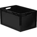 Eurobox Schwarz 60x40x32 Cm, 62l Lagerkiste Transportbox Kunststoffbox Lagerbox