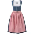 Stockerpoint Dirndl Roseline blau|rosa 44