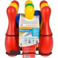 Androni Giocattoli, Kegelspiel 26 cm, im Träger, Kinderkegel, Spielzeugkegel