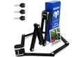 Widder Faltschloss Fahrrad [sicherer Titan-Stahl Level 15] Fahrradschloss hohe Sicherheit, 99cm lang • 3 Schlüssel • Halterung • für Fahrrad & E-Bike
