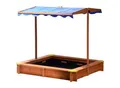 Dobar 94350FSC Sandkasten 117x117x117 cm, mit UV-Schutz