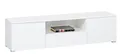 TV-Lowboard Schrank Board Rack Fernsehtisch Fernsehschrank Front Weiß Hochglanz