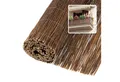 Jardinion Sichtschutzstreifen Weidenmatte Sichtschutz Weidenzaun aus 100% Weide, (90 x 300 cm, 1-St), Als Balkonsichtschutz für Garten und Terrasse, einfach montiert