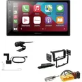Pioneer SPH-DA160DAB 2-DIN Autoradio Apple CarPlay Android Auto Bluetooth DAB USB passend für Mazda 3 2003-2009 schwarz