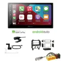 Pioneer Autoradio Apple CarPlay Bluetooth für Mazda 2 ab 2007 in schwarz