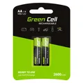 GreenCell GR05 - Wiederaufladbarer Akku - AA - Nickel-Metallhydrid (NiMH) - 1,2 V - 2 Stüc (2 Stk., AA, 2600 mAh) (GR05)