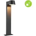 Paulmann 94715 LED Pollerleuchte Capea Insektenfreundlich Spritzwasser geschützt  500mm extra warmweiß Schwarz  Aluminium