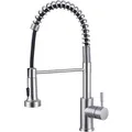 Wasserhahn Küche mit Brause Ausziehbar Edelstahl 304 3 Modi Spiral