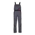 Planam Latzhose schiefer/schwarz/rot 50