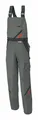 Planam Latzhose Highline, Größe 50, schiefer/schwarz - 2332050
