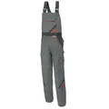 Planam  Highline Latzhose schiefer/schwarz/rot Gr. 50, 2332050