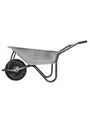 Home>it Home it builder's wheelbarrow with pneumatic rubber wheel and hammered finish 110 litres