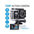 Grundig Action Cam 720P Wasserdichte Action Kamera - Unterwasserkamera - Bildsch