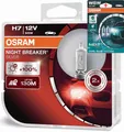 Osram H7 12V 55W NIGHT BREAKER SILVER +100% 2Stk.+W5W Blau