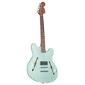 Fender Tom Delonge Starcaster Satin Surf Green E Gitarre