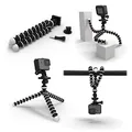Digicharge Octopus 10'' Stativ Tripod für GoPro Lit Hero Hero13 13 Hero12 12 Max 2/DJI Osmo Action 5 4 / Insta360 One/Akaso Apexcam Gookam Fitfort Apeman Camkong Action Kamera Sport-Camcorder