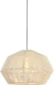 Light & Living - Hängeleuchte Deya - Creme - Ø49cm Hängelampe - Esstischlampe - Wohnzimmerlampe - Schlafzimmerlampe - Wohnzimmer